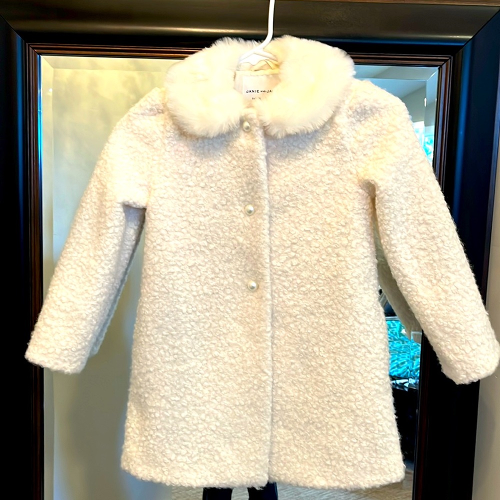 Sherpa Collared Coat - Size 5-6